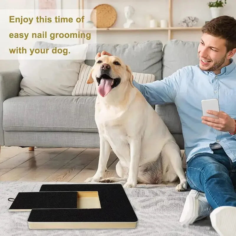 Dog Nail Scratch Board Nail Trim Pad - MyPetDollar.com
