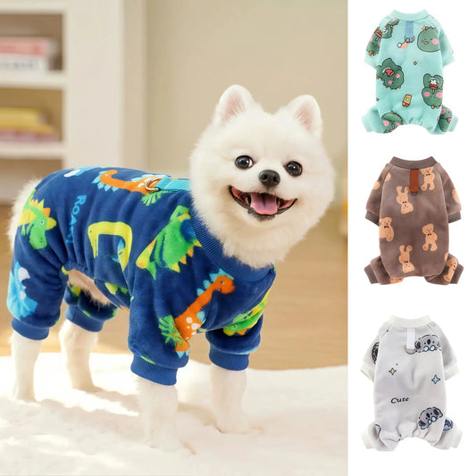 Autumn Winter Pet Dog Warm Soft Clothes - MyPetDollar.com