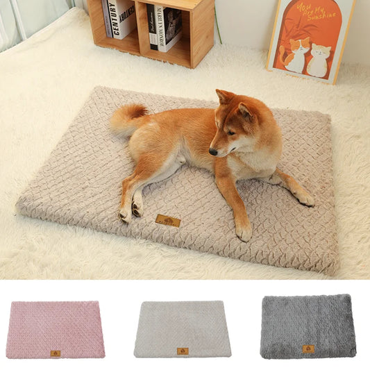 3D Foam Pet Bed With Removable Washable Faux - MyPetDollar.com