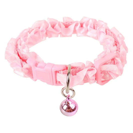 Cute Lace Sweet Pet Collar Necklace Dog Cat - MyPetDollar.com