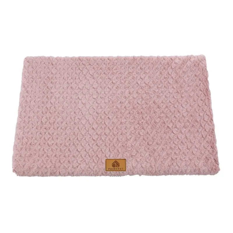 Winter Dog Crate Bed,Plush Faux Fur - MyPetDollar.com