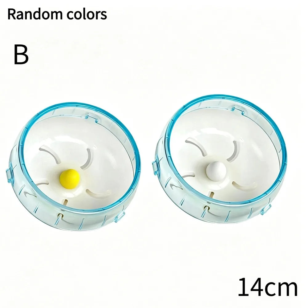 Quiet 12-21.5cm Hamster Running Wheel Non-slip – 4 Colors