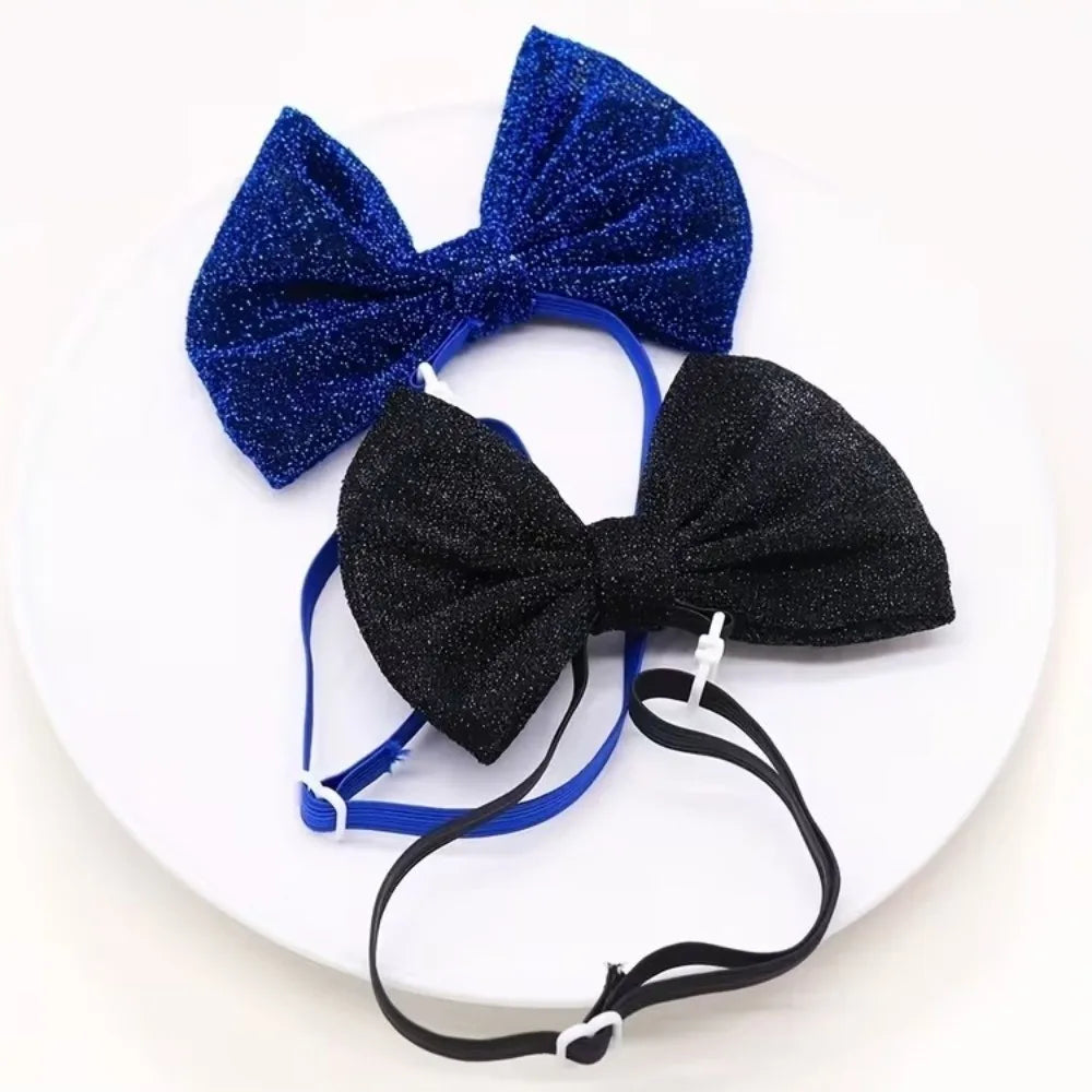 Cloth Dog Hair Bow Headbands Colorful - MyPetDollar.com