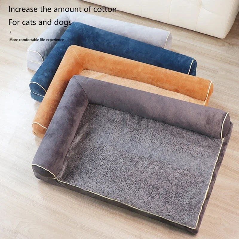 Supportive Dog Lounger Bed with Double - MyPetDollar.com