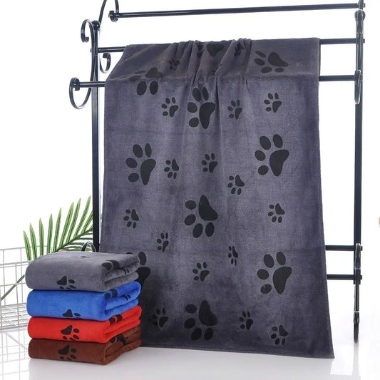 Polyester Fiber Microfiber Dog Towel (4 colors)