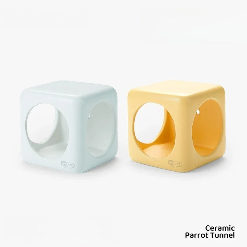 Ceramic Hamster Tunnel Nest Bite Resistant Guinea Pigs for Small Pets