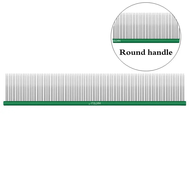 0.1cm Dense Toothed Pet Comb Light Aluminum - MyPetDollar.com