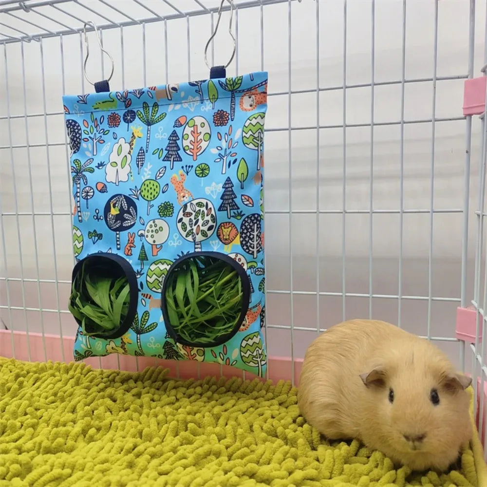 3 Holes Hanging Rabbit Hay Feeder Dispenser - MyPetDollar.com