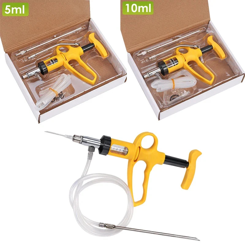 1Pc 5Ml/10Ml Adjustable Continuous Syringe - MyPetDollar.com