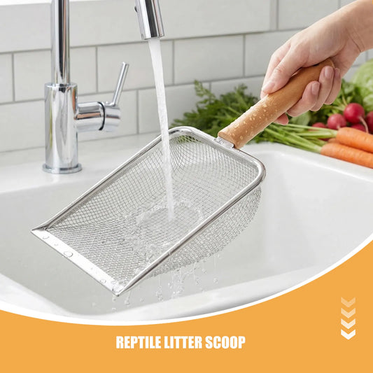 StainlessSteel Hamster Litter Scoop Fine - MyPetDollar.com