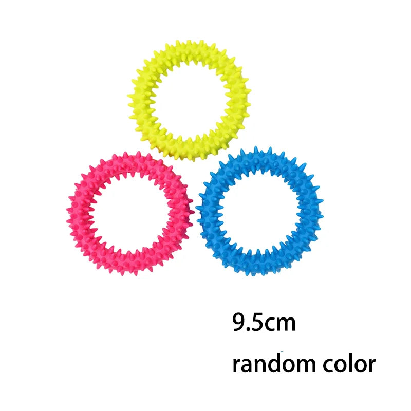 Bone Shape Soft Rubber Pet Chew Toy Bite - MyPetDollar.com