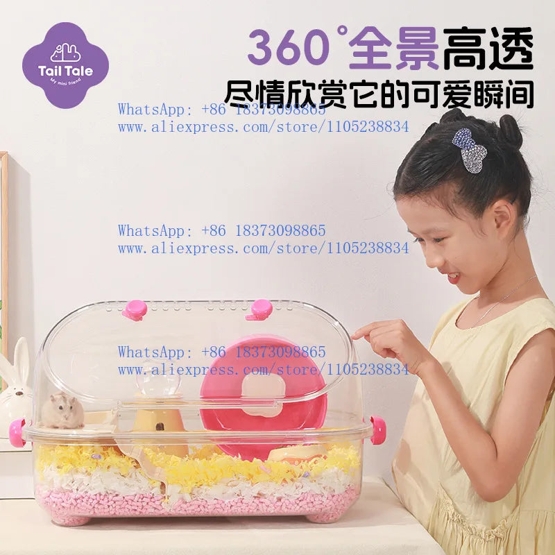 Ear bubble apartment hamster cage cage pet, - MyPetDollar.com