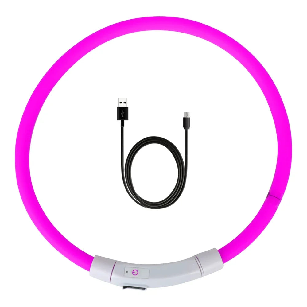 Dog Loss Prevention Led Usb Dog Collar Pet - MyPetDollar.com