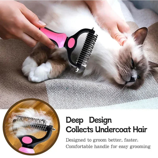 Professional Pet Deshedding Brush Dog Hair - MyPetDollar.com