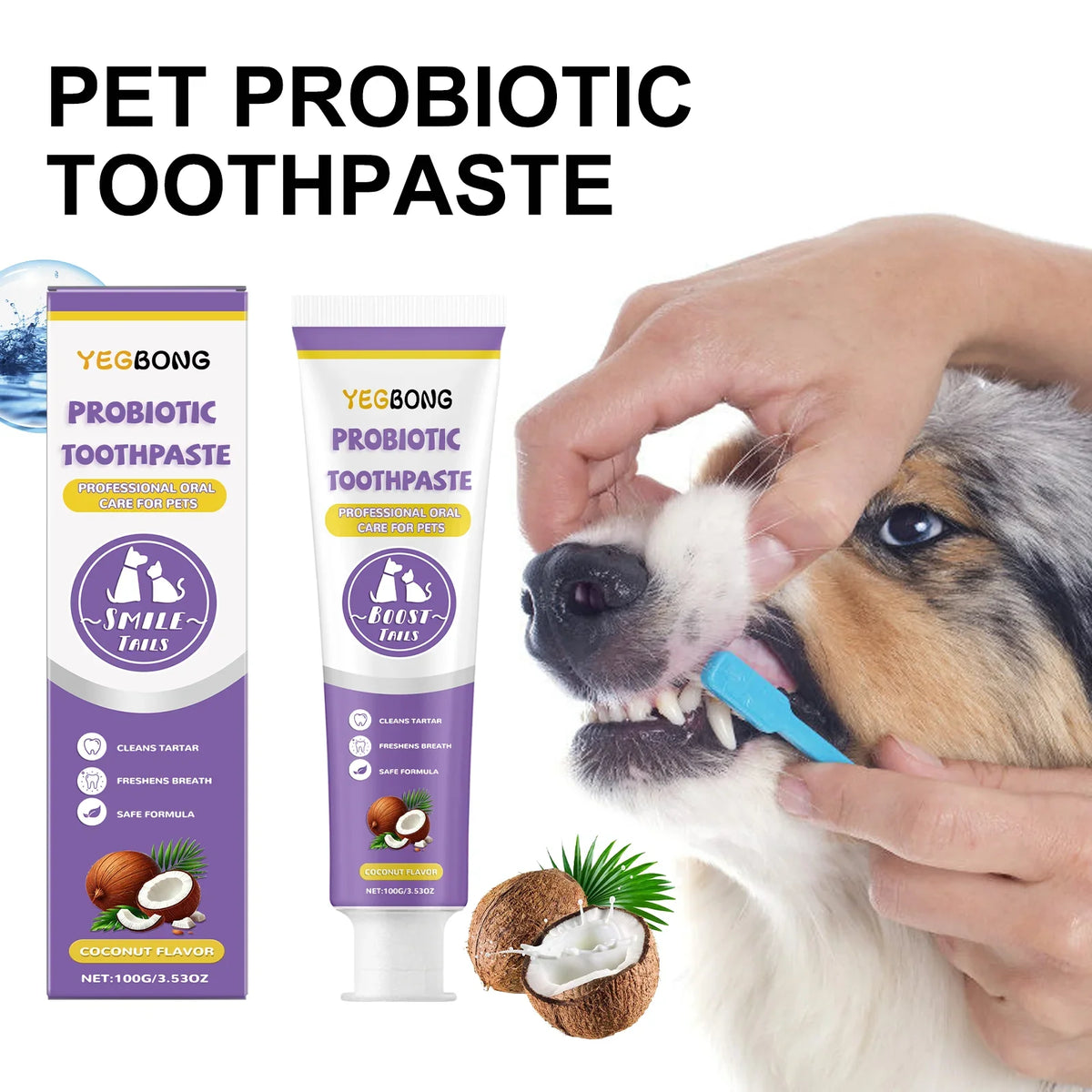 Pet Probiotic Toothpaste for Dogs and Cats - MyPetDollar.com