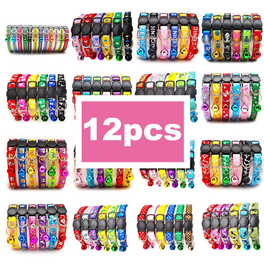 12Pcs Cute Bell Pet Collar Teddy Bomei Dog - MyPetDollar.com