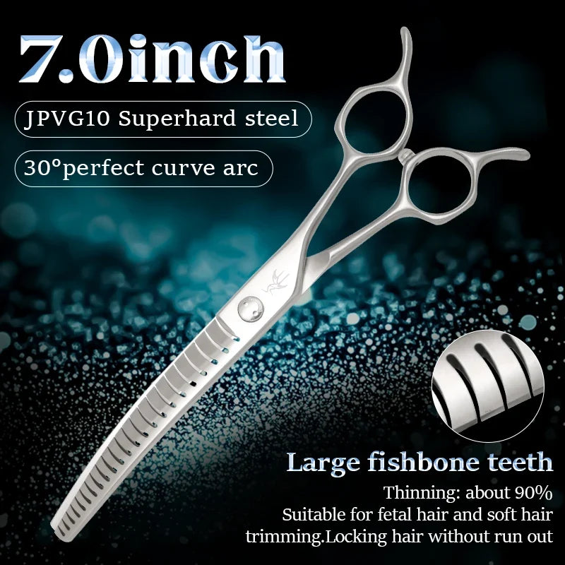 Crane 7.0 7.5 Inch High-end Trimming Dog Hair Clipper – 3 Colors