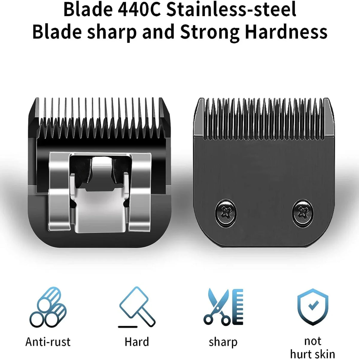 Black Detachable Pet Dog Grooming Clipper - MyPetDollar.com