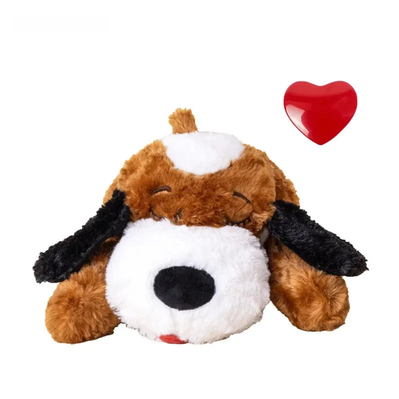 Pet Heartbeat Puppy Behavioral Training Dog Plush Comfortable, Durable