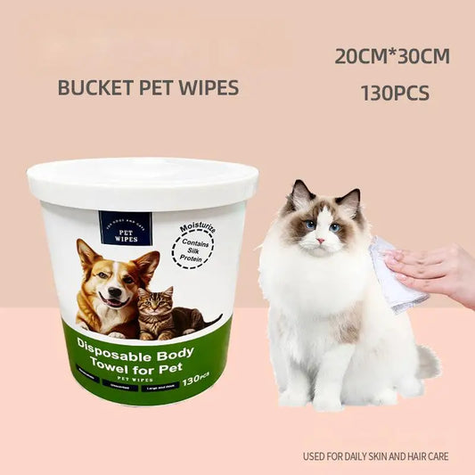 130 pcs pet wipes for cats and dogs, - MyPetDollar.com