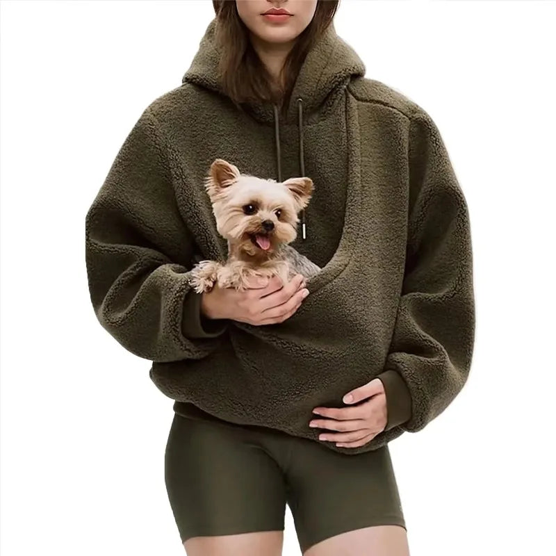 Pet Carrier Sweatshirt Hoodie for Small Dogs - MyPetDollar.com
