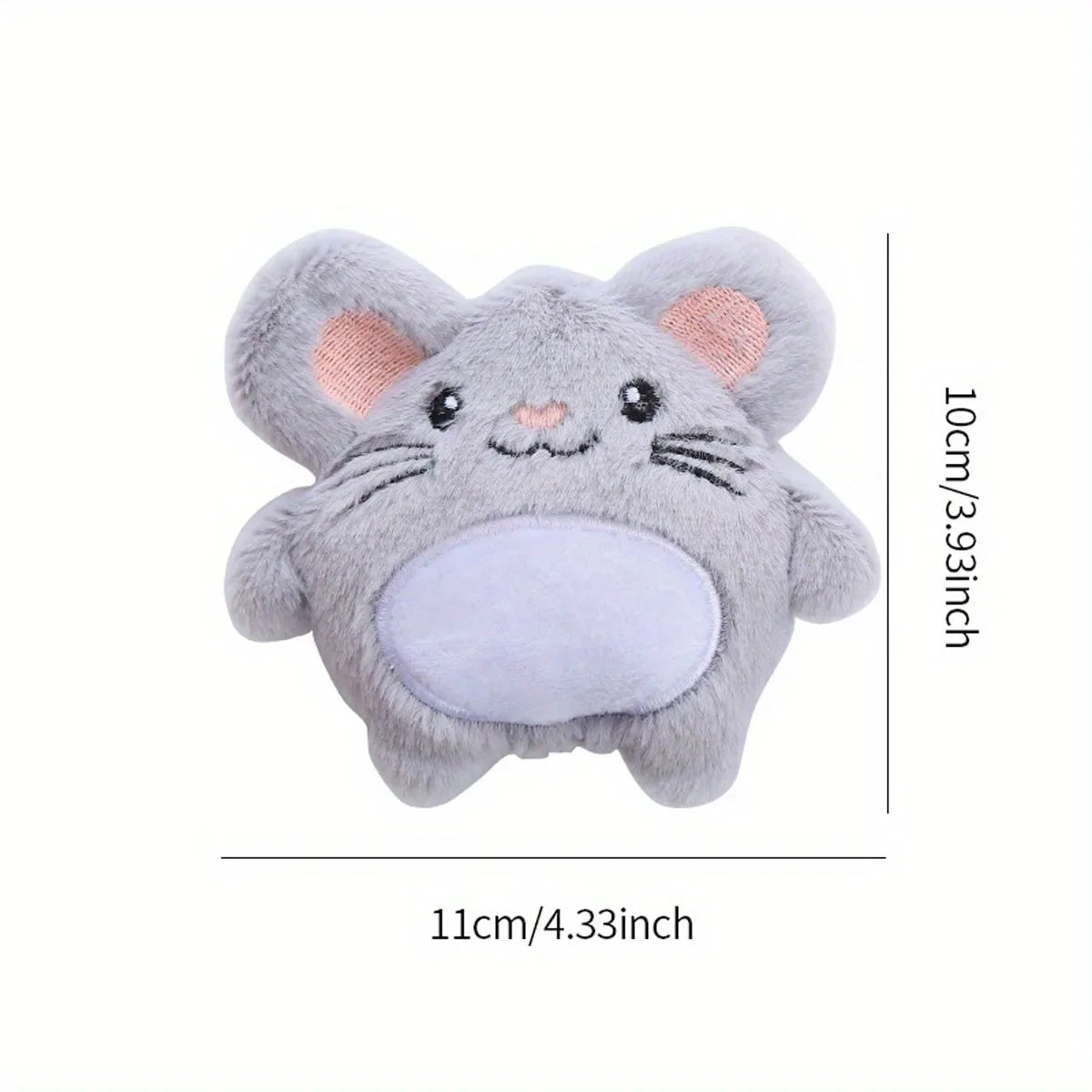 Soft Plush Doll Mouse Rabbit Cartoon Animal Cat & Dog Double Pet