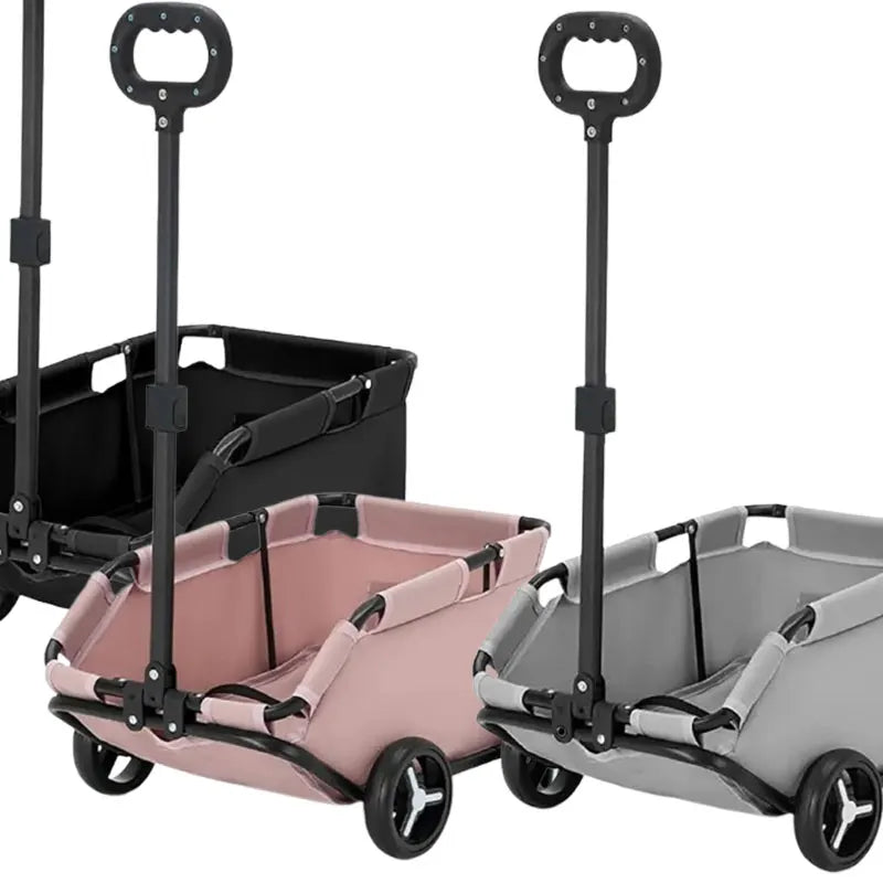 Lightweight Foldable Pet Stroller 4 Wheels - MyPetDollar.com
