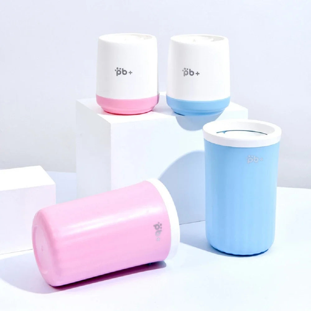 Dog Paw Cleaner Cup Paw Brush Soft Silicone - MyPetDollar.com