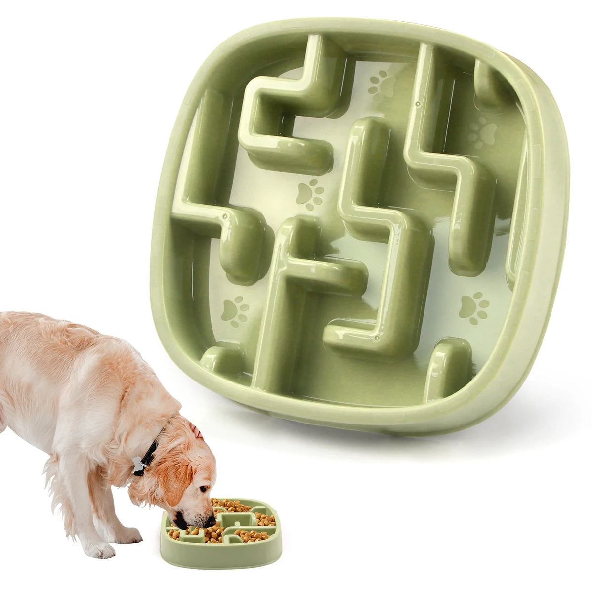 Pet Supplies Dog & Cat Anti Choking Feeding Food Bowls