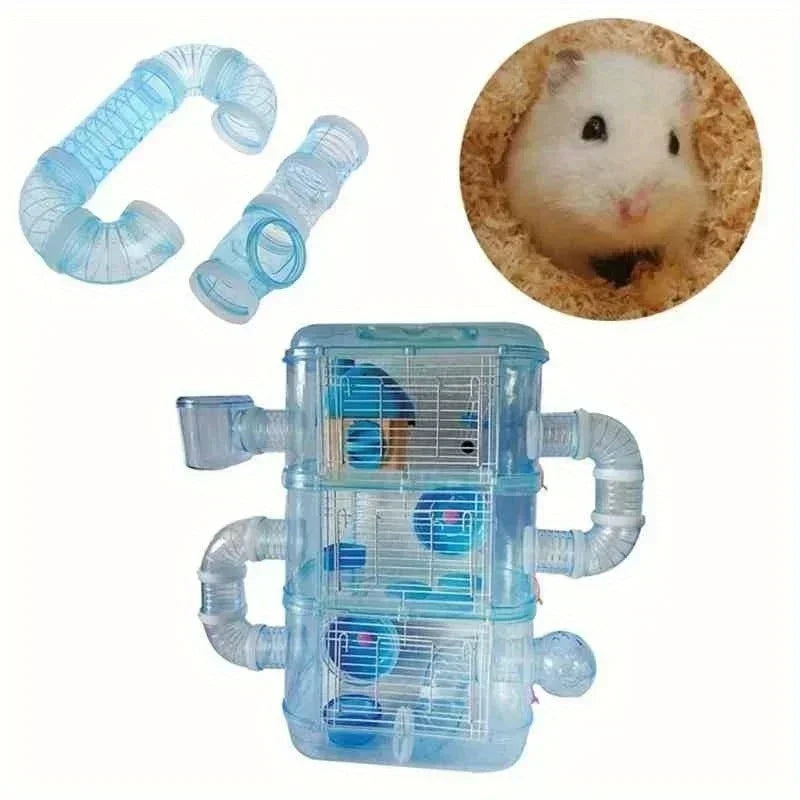 Hamster Plastic Tube DIY External Bathroom - MyPetDollar.com