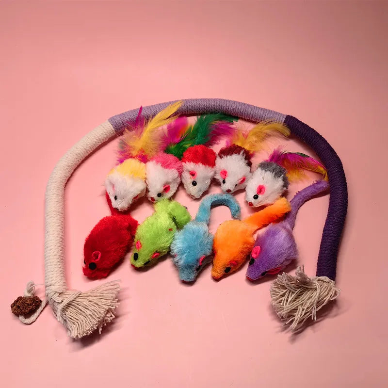 Cat Chew Toys Interactive Molar Cotton Rope - MyPetDollar.com