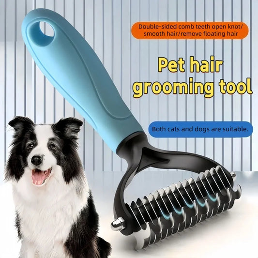 1 Pair Pet Comb Double-Sided Open Knot Comb - MyPetDollar.com