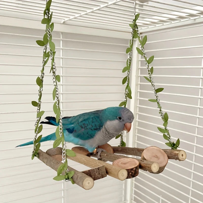 Natural Branch Bird Swing Parrot Toys - MyPetDollar.com