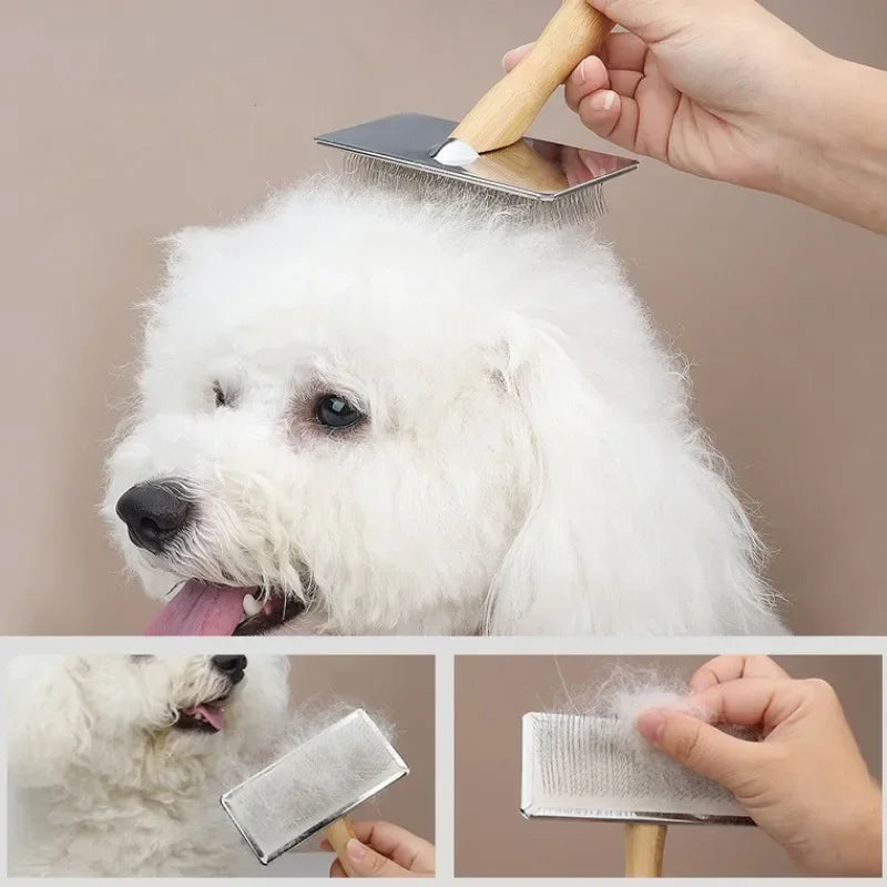 Dog Comb Pet Hair Remover Massage Brush - MyPetDollar.com