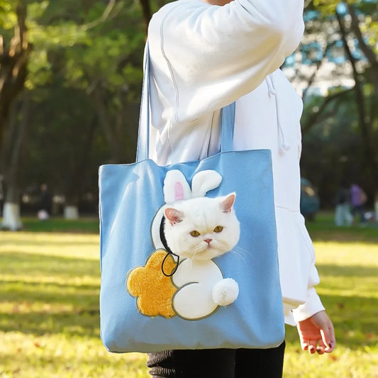 Canvas Peek-Out Window Carrying Bags Pet - MyPetDollar.com