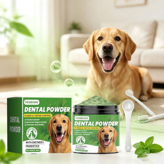 150g Mint Dog Dental Cleaning Powder Gentle - MyPetDollar.com