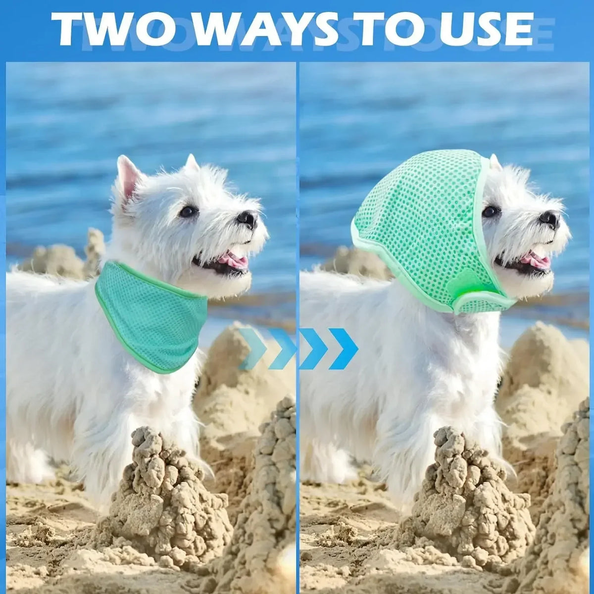 1-10PCS Pet Cooling Scarf for Dogs Summer - MyPetDollar.com
