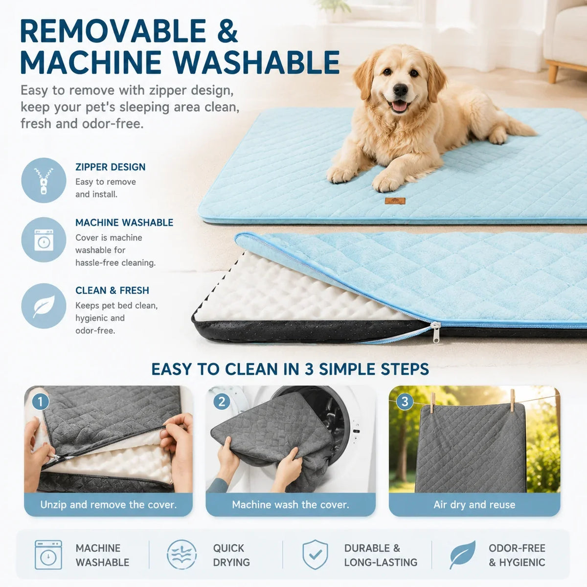 Dog Bed Mat Summer Soft All Seasons - MyPetDollar.com