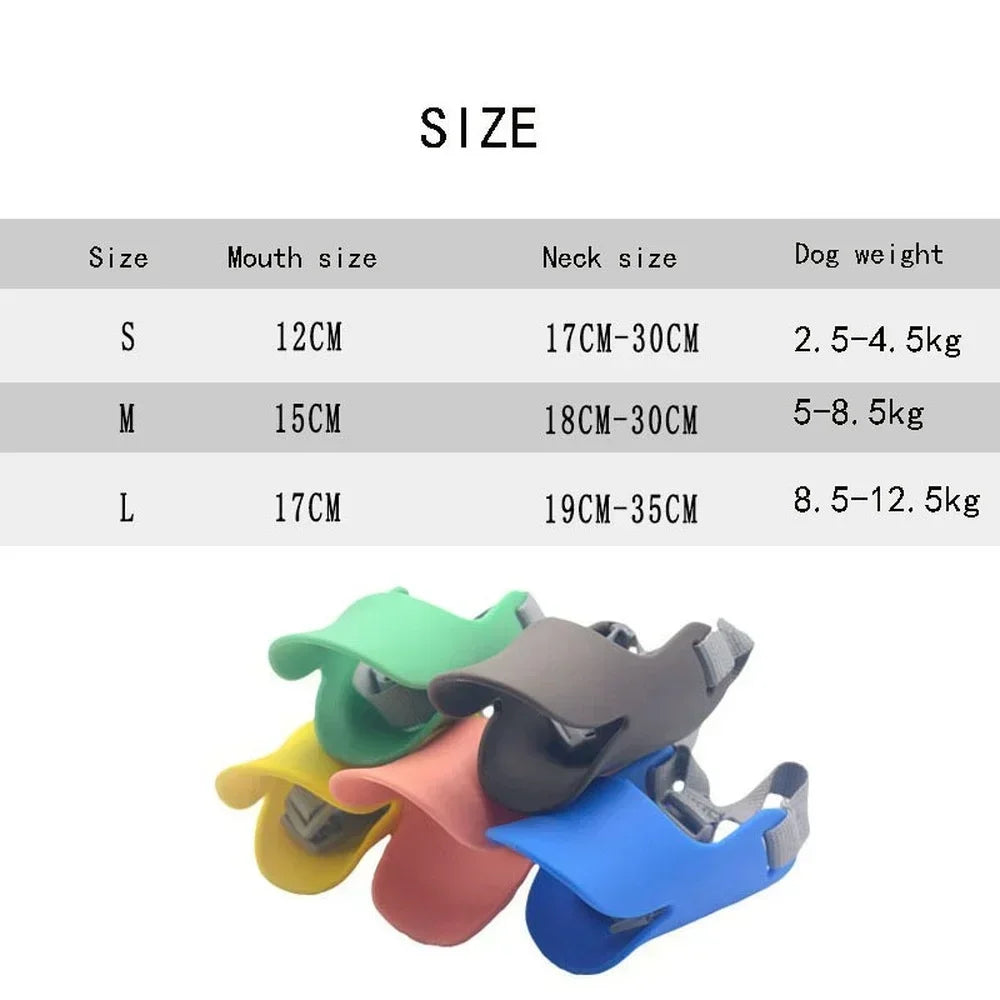 Dog Muzzle Silicone Duck Muzzle Mask for Pet - MyPetDollar.com