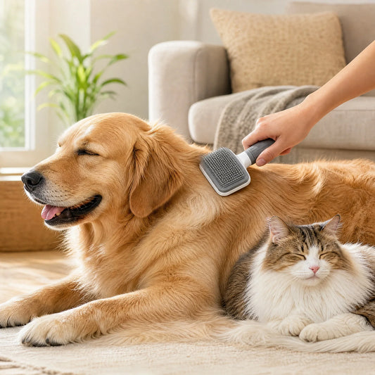 Universal Pet Detangling Brush, Massages Out - MyPetDollar.com