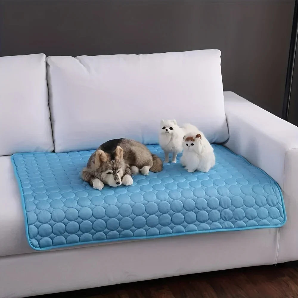 Dog Cooling Mat Summer Pad Pet Mat Bed for - MyPetDollar.com