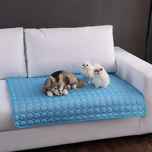 Dog Cooling Mat Summer Pad Pet Mat Bed for - MyPetDollar.com