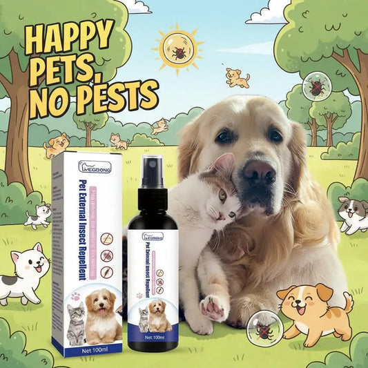 100ml Pet Dog Cat Anti Flea Drops Insectcide - MyPetDollar.com