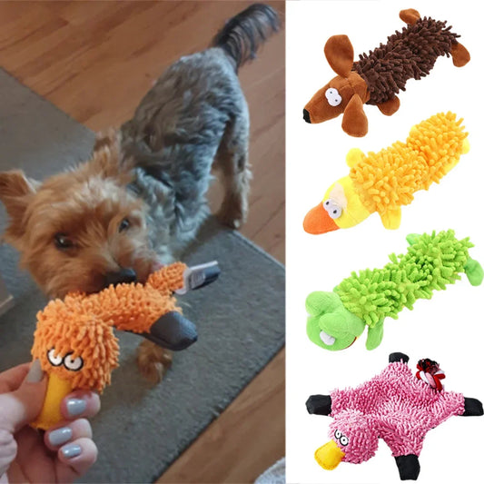 Plush Puppy Dog Squeaky Toys for Small Dogs - MyPetDollar.com