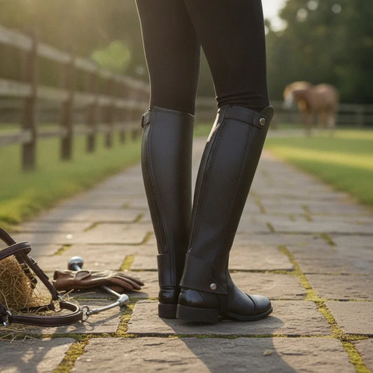 Half Chaps Microfiber Riding Gaiters Legwear - MyPetDollar.com