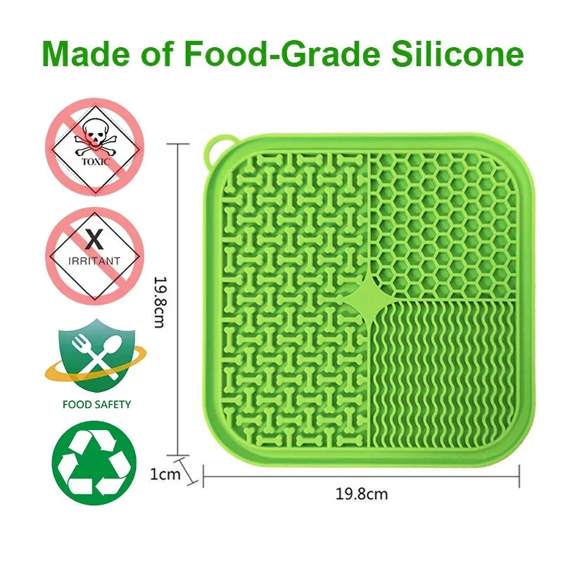 Licking Mat Slow Feeder for Dogs and Cats, - MyPetDollar.com