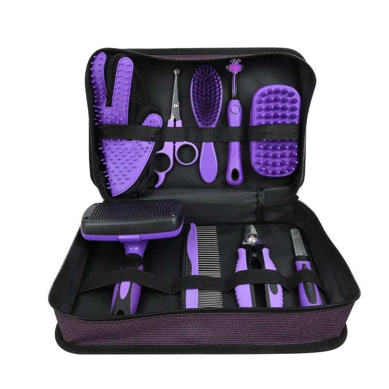 Pet Grooming Tool Comb Kit, Dog Scissors