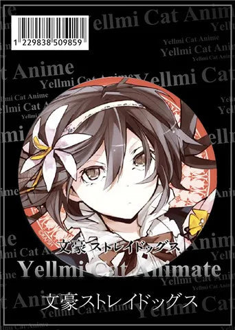 Anime Badge Bungo Stray Dogs Edogawa Ranpo Dazai Osamu – 10 Colors