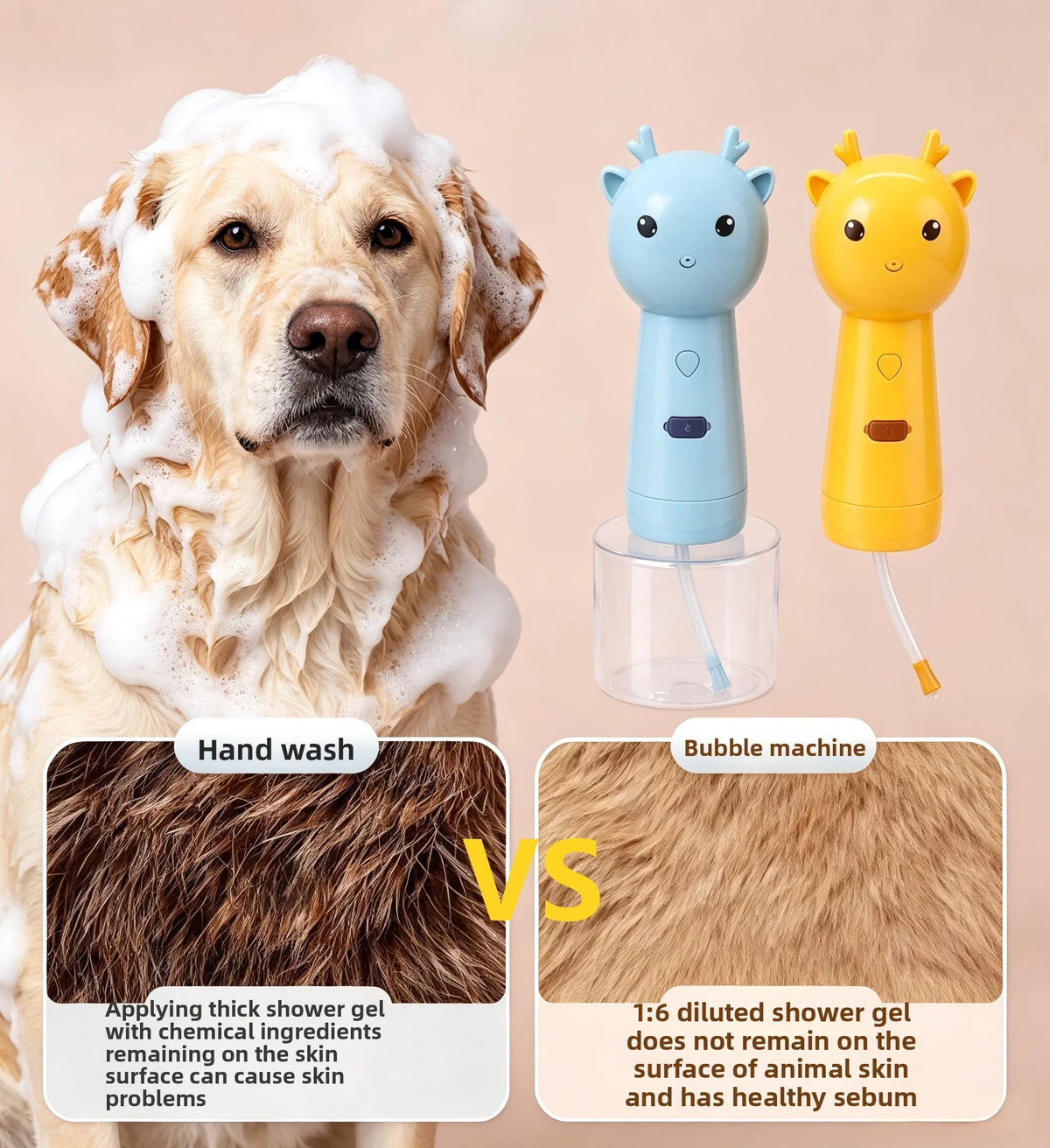 Pet Automatic Foam Dispenser 1:6 Dilution - MyPetDollar.com