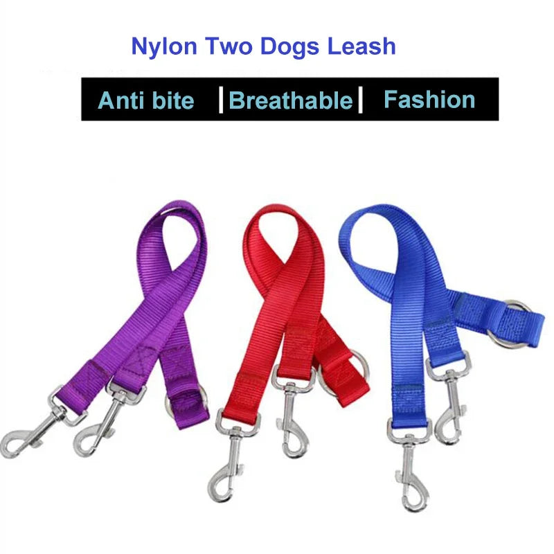 Outdoor Walking Two Dogs Leash Coupler - MyPetDollar.com